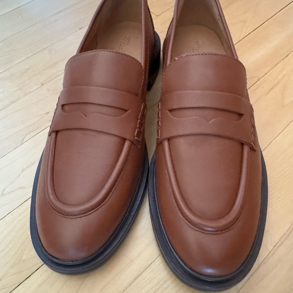 Madewell Brown Leather Loafers